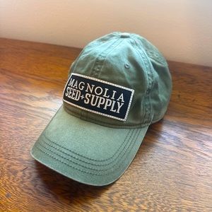 Magnolia Olive Green Ball Cap Hat- Seed & Supply Waco, Texas